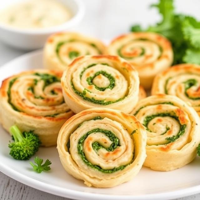 Easy Broccoli Cheese Pinwheels for Kids and Toddlers 3 Broccoli Cheese Pinwheels Recipe