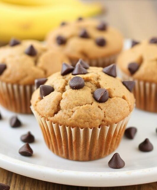 Peanut Butter Banana Muffins