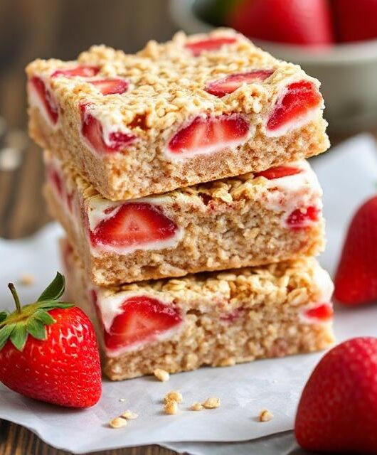Strawberry Oatmeal Bars 