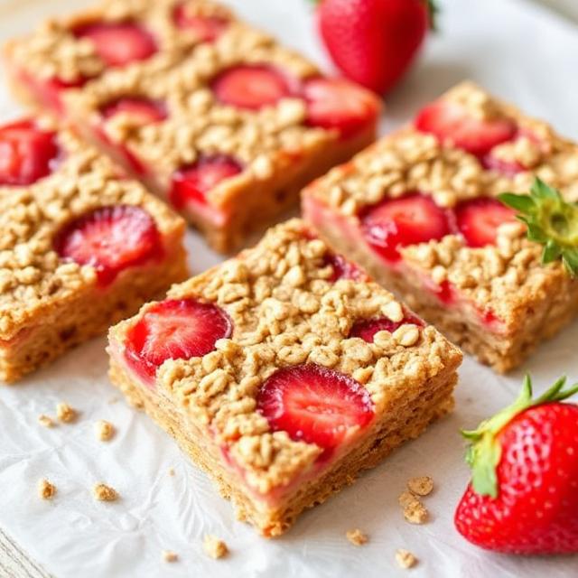 Strawberry Oatmeal Bars With Storage ,Tips and Variations 3 Strawberry Oatmeal Bars recipe for toddlers