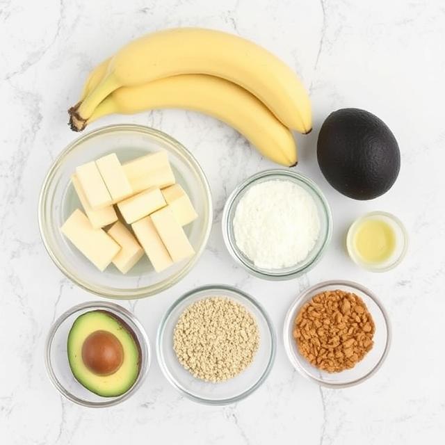Banana Avocado Pancakes 1 ingredients for Banana Avocado Pancakes