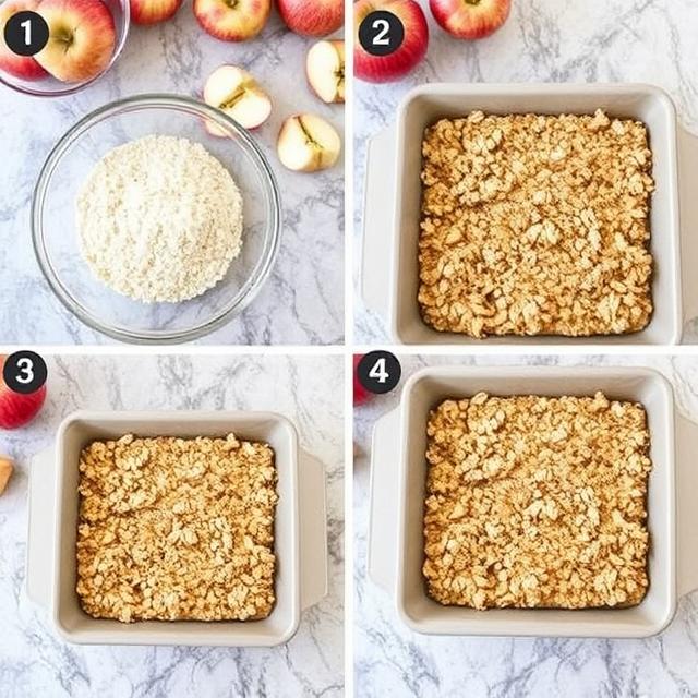 Apple Oat Bars 2 step by step Apple Oat Bars