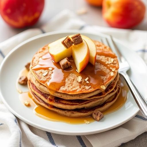 Apple Oat Pancakes 1 Apple Oats Pancakes For toddlers