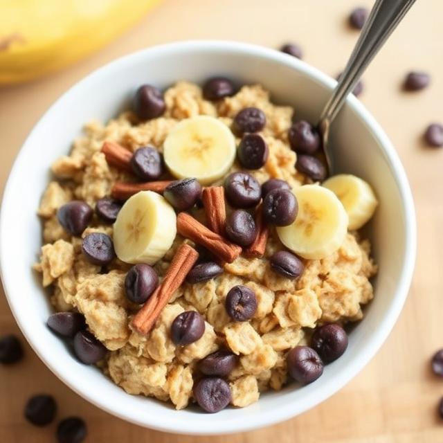 Banana baked oats recipe