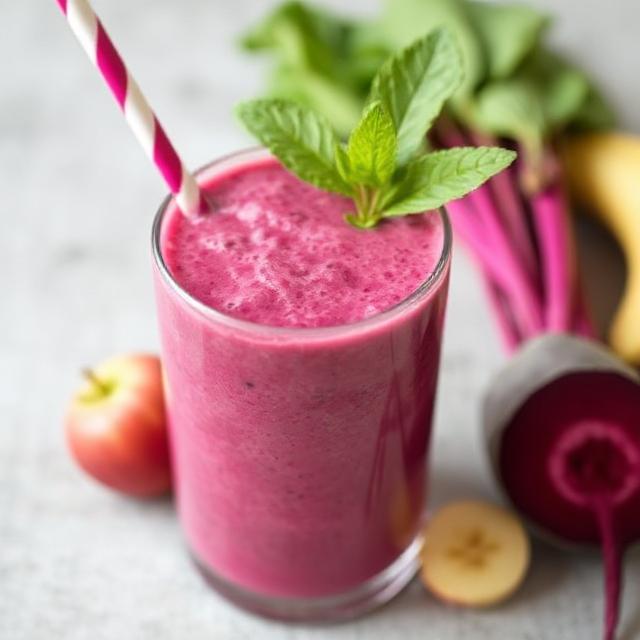 Beetroot Apple Banana Smoothie  1 Beetroot Apple Banana Smoothie For toddler