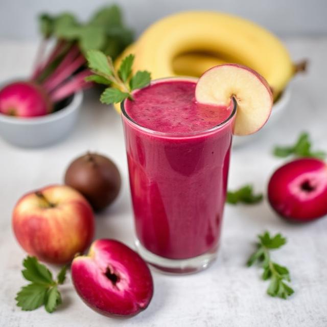 Beetroot Apple Banana Smoothie