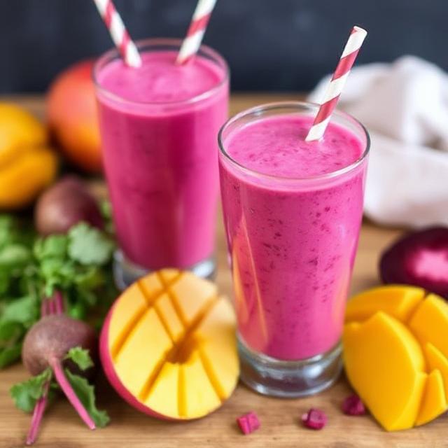 Beetroot Mango Smoothie
