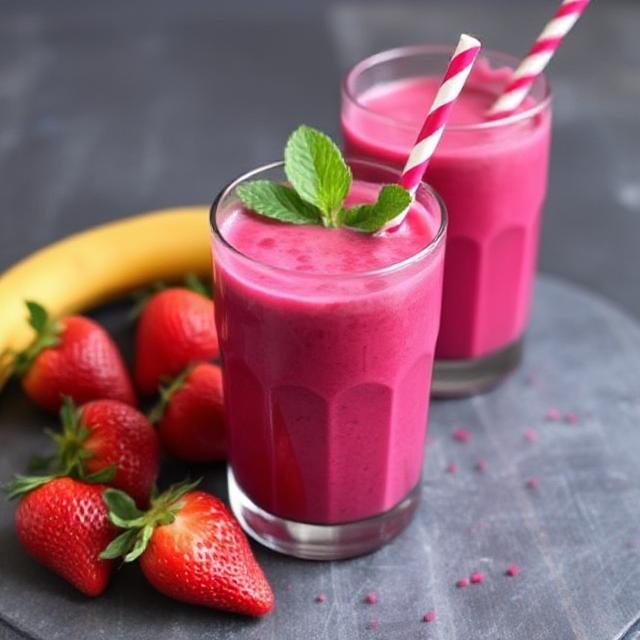 Beetroot Strawberry Smoothie