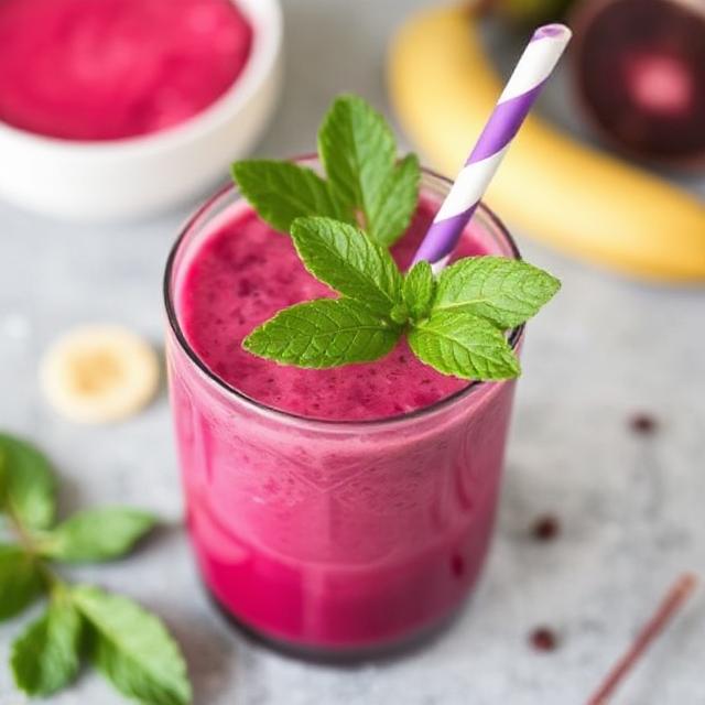 Healthy Beetroot Banana Smoothie