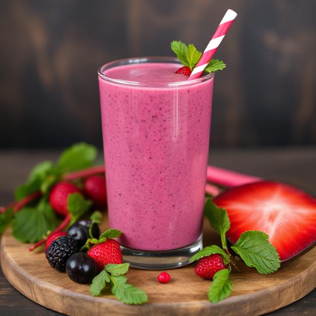 Healthy Beetroot Berry Smoothie