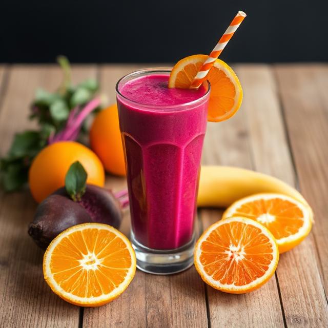 Healthy Beetroot Orange Smoothie