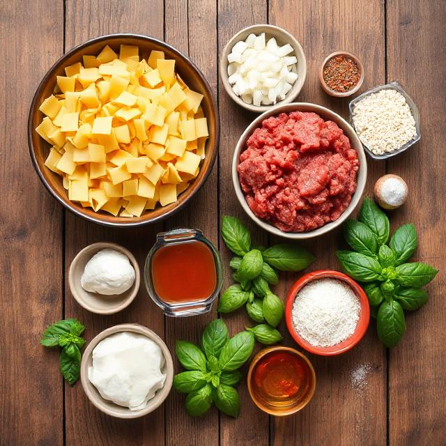 Ingredients Lasagna Soup