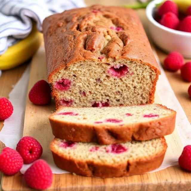 Raspberry Banana Bread For Toddlers