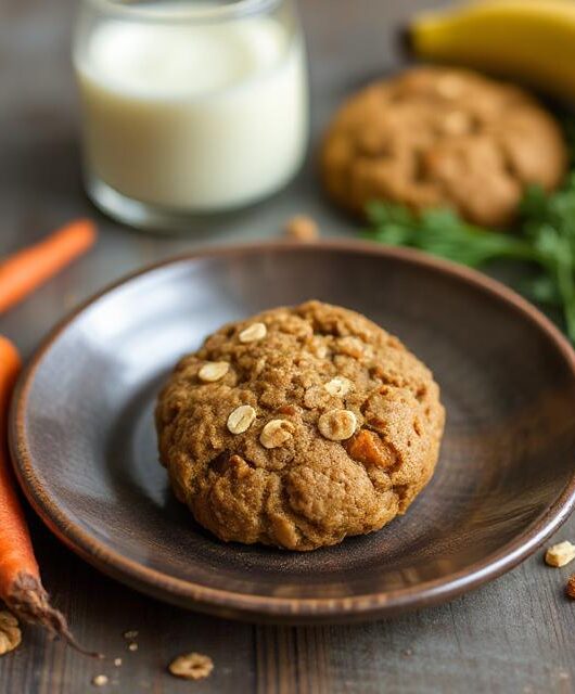 Banana Carrot Oat Cookies