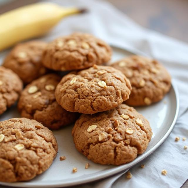 Banana Carrot Oat Cookies