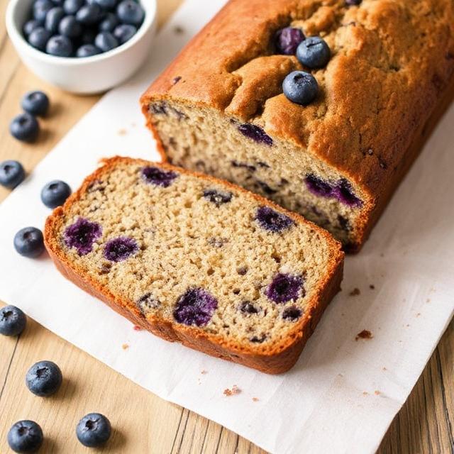 Blueberry Banana Bread 2 Blueberry Banana Bread