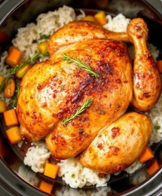 Crockpot Roasted Chicken