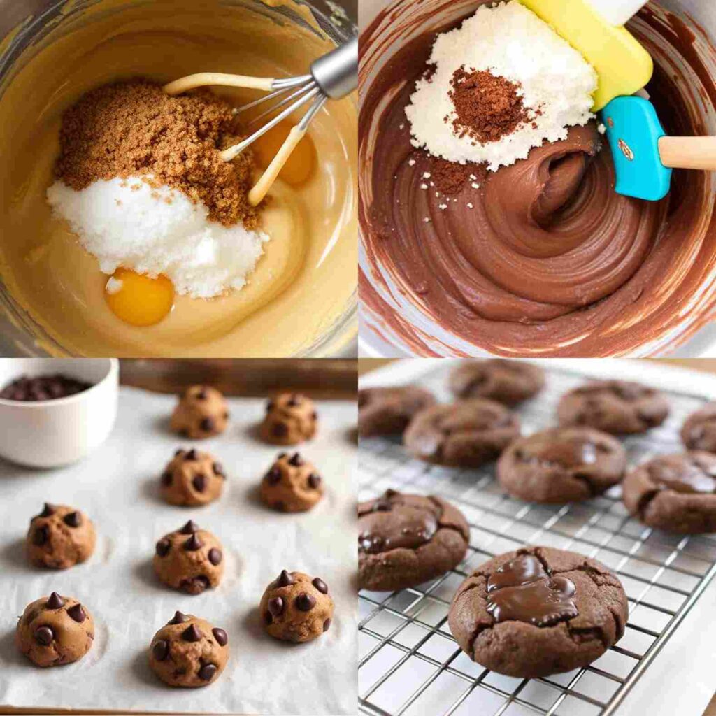 Healthy Chocolate Cookies 2 How to make chocolate Cookies