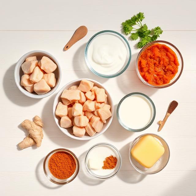 Ingredients for butter chicken