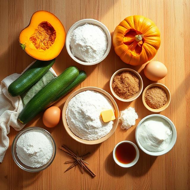 Pumpkin Zucchini Bread 1 Ingredients for Pumpkin Zucchini Bread