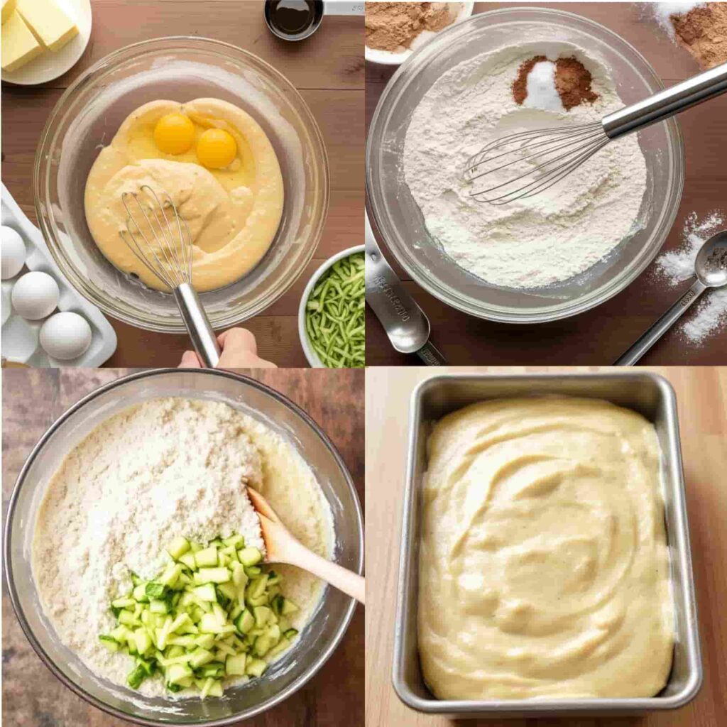 Banana Zucchini Bread 1 steps of making Banana Zucchini Bread