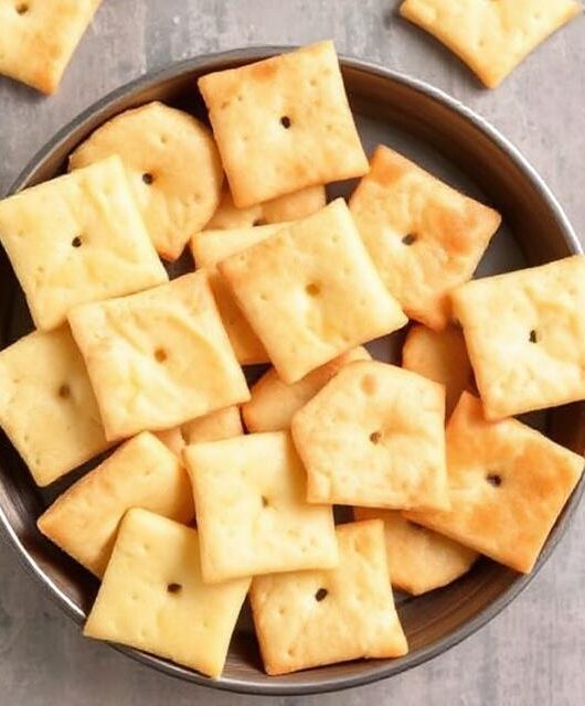 2 Ingredient Cheese Crackers