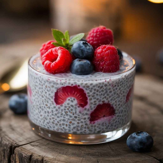 Coconut chia pudding for toddlers