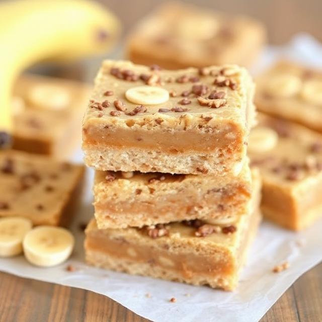 Peanut Butter Banana Bars