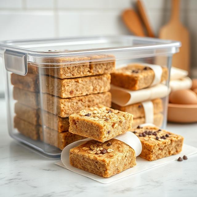 storage Peanut Butter Banana Bars
